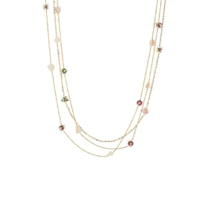 дамско колие от жълто злато